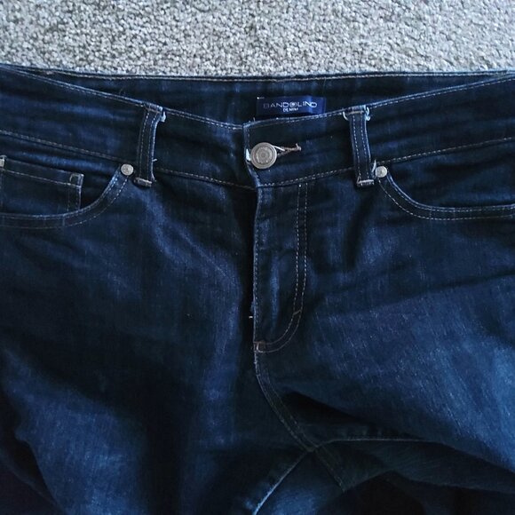 BANDOLINO DARK FLARE LEG JEANS - Picture 2 of 5